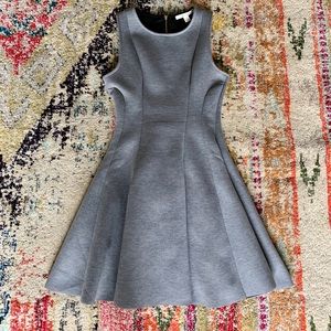 Fit and Flare Grey Dress